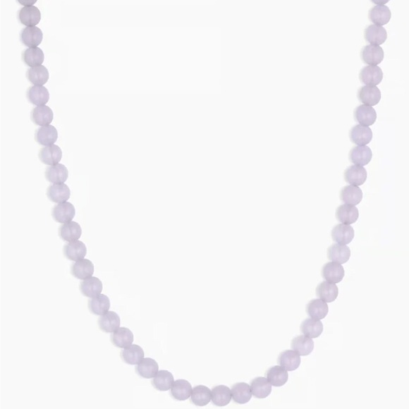 Gorjana Jewelry - GORJANA GEMSTONE NECKLACE-Lavender Jade
